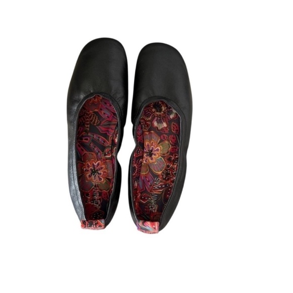 JOHNNY WAS JADE BALLET Black Leather FLAT Loefer - Picture 15 of 16